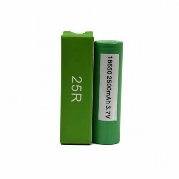 Samsung 25R 18650 Green Battery